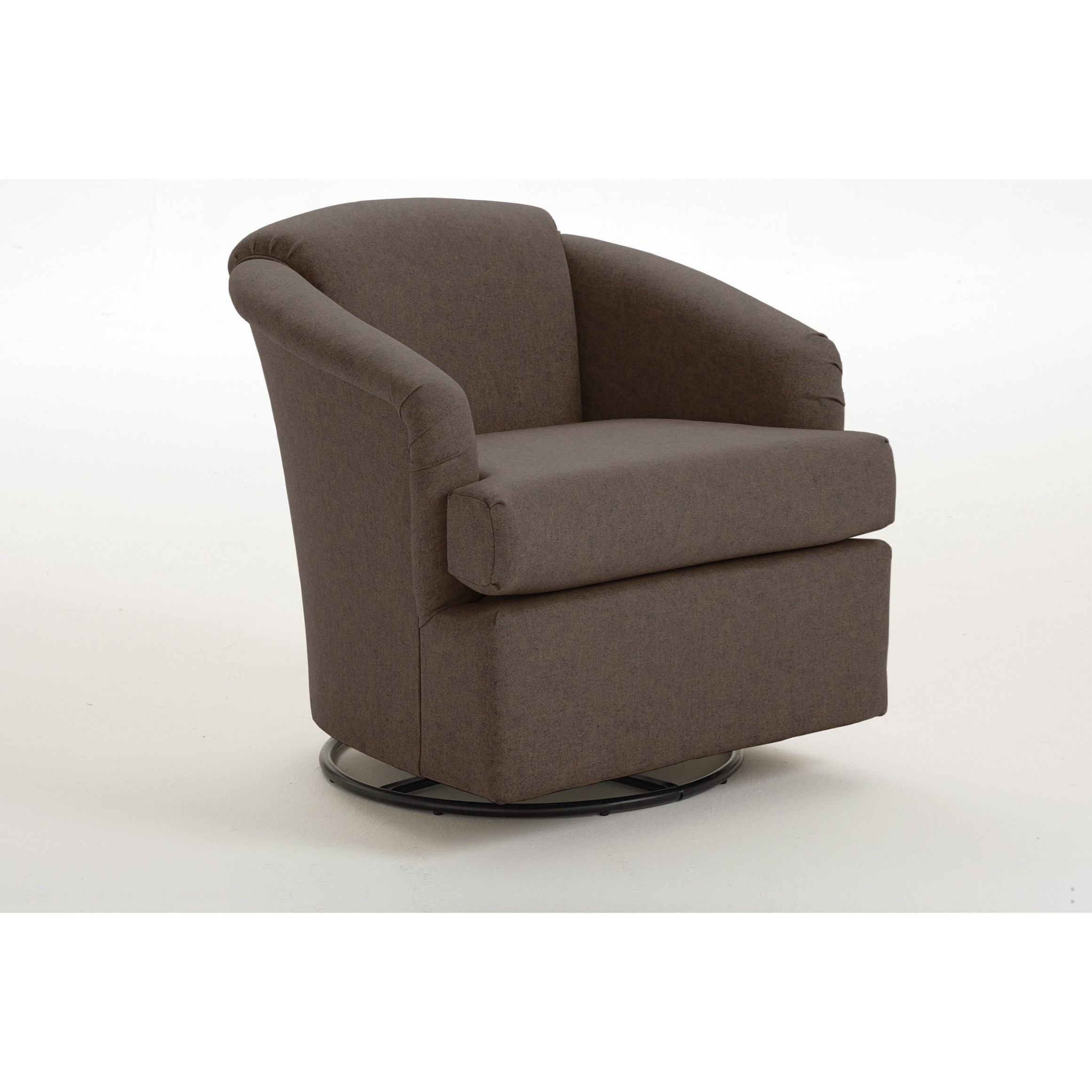 Small swivel 2025 rocker barrel chair